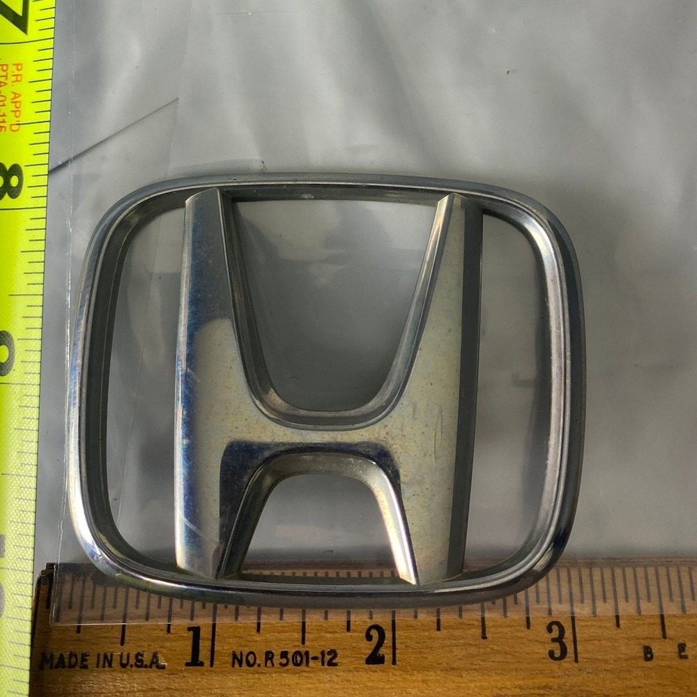 Honda Chrome Silver H Logo Emblem Badge Replacement Front Rear Grille Trunk